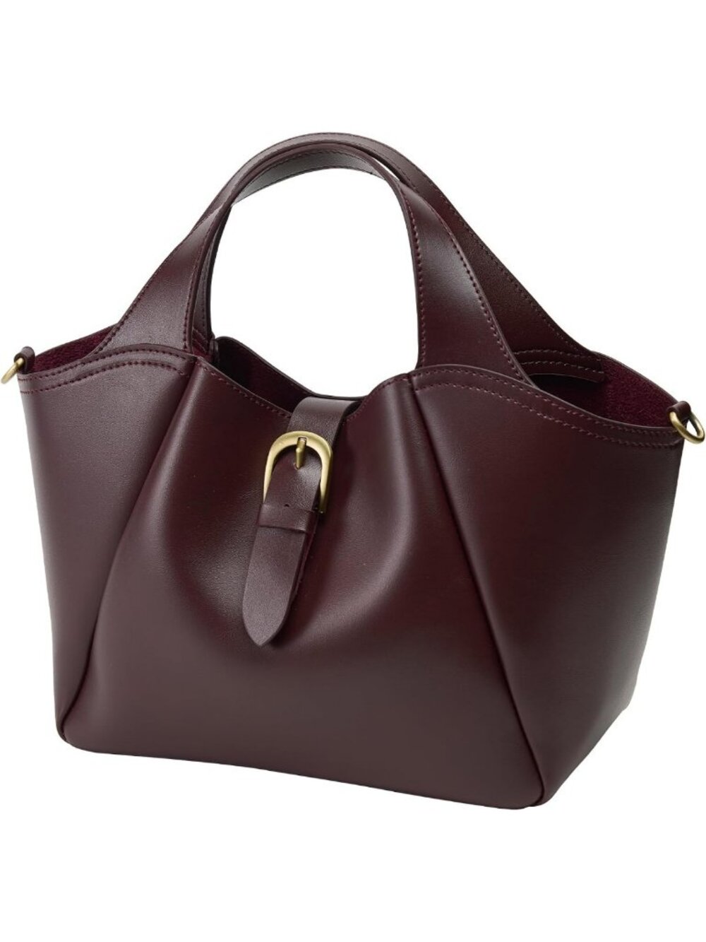 Chic Vegan Leather Tote Bag for Women | Vintage Handle Stylish Handbag